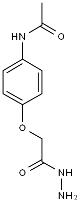 2-(4-(ACETYLAMINO)PHENOXY)ACETYLHYDRAZIDE Struktur