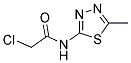 2-CHLORO-N-(5-METHYL-1,3,4-THIADIAZOL-2-YL)ACETAMIDE Struktur