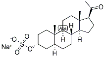 5-ALPHA-PREGNAN-3-ALPHA-OL-20-ONE SULPHATE SODIUM SALT Struktur