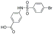 4-(4-BROMO-BENZENESULFONYLAMINO)-BENZOIC ACID Struktur