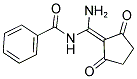 N-[AMINO(2,5-DIOXOCYCLOPENTYLIDENE)METHYL]BENZAMIDE Struktur