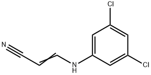 3-(3,5-DICHLOROANILINO)ACRYLONITRILE Struktur