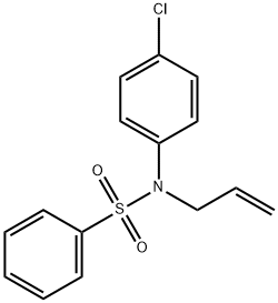 N-ALLYL-N-(4-CHLOROPHENYL)BENZENESULFONAMIDE Struktur