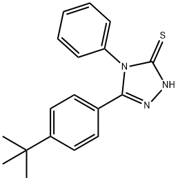 5-(4-TERT-BUTYL-PHENYL)-4-PHENYL-4H-[1,2,4]TRIAZOLE-3-THIOL Struktur