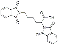 2,6-BIS(1,3-DIOXO-1,3-DIHYDRO-2H-ISOINDOL-2-YL)HEXANOIC ACID Struktur