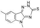 5,8-DIMETHYL-2,5-DIHYDRO-3H-[1,2,4]TRIAZINO[5,6-B]INDOLE-3-THIONE Struktur