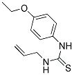 N-ALLYL-N'-(4-ETHOXYPHENYL)THIOUREA Struktur