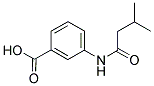 3-[(3-METHYLBUTANOYL)AMINO]BENZOIC ACID Struktur