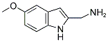 [(5-METHOXY-1H-INDOL-2-YL)METHYL]AMINE Struktur