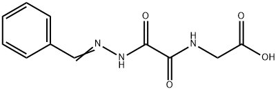 ([(2-BENZYLIDENEHYDRAZINO)(OXO)ACETYL]AMINO)ACETIC ACID Struktur