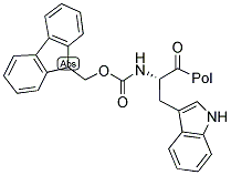 FMOC-TRP-WANG RESIN Struktur