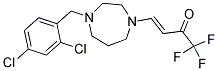 4-[4-(2,4-DICHLOROBENZYL)-1,4-DIAZEPAN-1-YL]-1,1,1-TRIFLUOROBUT-3-EN-2-ONE Struktur