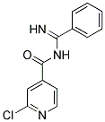 N4-IMINO(PHENYL)METHYL-2-CHLOROISONICOTINAMIDE Struktur