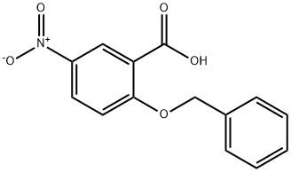 2-(BENZYLOXY)-5-NITROBENZOIC ACID Struktur