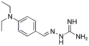 N-(4-DIETHYLAMINOBENZYLIDENEAMINO)GUANIDINE Struktur