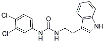 ((3,4-DICHLOROPHENYL)AMINO)-N-(2-INDOL-3-YLETHYL)FORMAMIDE Struktur