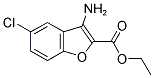 3-AMINO-5-CHLORO-BENZOFURAN-2-CARBOXYLIC ACID ETHYL ESTER Struktur