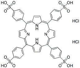 MESO-TETRA(4-SULFONATOPHENYL)PORPHINE DIHYDROCHLORIDE Struktur