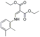 DIETHYL 2-[(2,3-DIMETHYLANILINO)METHYLENE]MALONATE Struktur