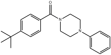 4-(TERT-BUTYL)PHENYL 4-PHENYLPIPERAZINYL KETONE Struktur