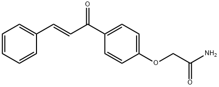 2-(4-CINNAMOYLPHENOXY)ACETAMIDE Struktur