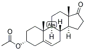 5-ANDROSTEN-3-ALPHA-OL-17-ONE ACETATE Struktur