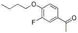 3'-FLUORO-4'-BUTOXYACETOPHENONE Struktur