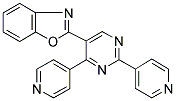 2-[2,4-DI(PYRIDIN-4-YL)PYRIMIDIN-5-YL]BENZOXAZOLE Struktur