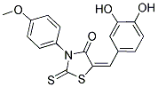 (5E)-5-(3,4-DIHYDROXYBENZYLIDENE)-3-(4-METHOXYPHENYL)-2-THIOXO-1,3-THIAZOLIDIN-4-ONE Struktur