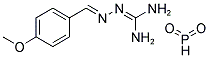 1-[2-(DIAMINOMETHYLENE)CARBOHYDRAZONOYL]-4-METHOXYBENZENE DIOXOPHOSPHORANE Struktur