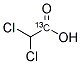 DICHLOROACETIC ACID-1-13C Struktur