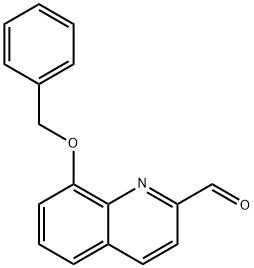 8-BENZYLOXY-QUINOLINE-2-CARBALDEHYDE Struktur