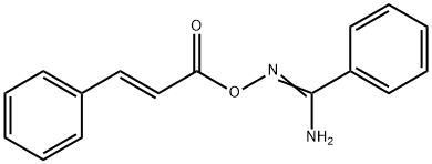 N'-{[(2E)-3-PHENYLPROP-2-ENOYL]OXY}BENZENECARBOXIMIDAMIDE Struktur