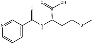 N-(PYRIDIN-3-YLCARBONYL)METHIONINE Struktur