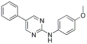 N-(4-METHOXYPHENYL)-5-PHENYLPYRIMIDIN-2-AMINE Struktur