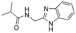 N-(1H-BENZIMIDAZOL-2-YLMETHYL)-2-METHYLPROPANAMIDE Struktur