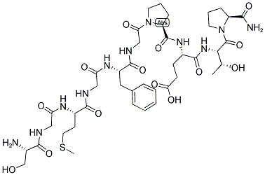 L-SER-GLY-MET-GLY-PHE-GLY-PRO-GLU-THR-PRO NH2 Struktur