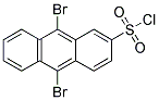 9,10-DIBROMOANTHRACENE-2-SULFONYL CHLORIDE Struktur