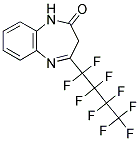 4-(NONAFLUOROBUTYL)-1,3-DIHYDRO-2H-1,5-BENZODIAZEPIN-2-ONE Struktur