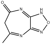 7-METHYL-4H,6H-[1,2,5]OXADIAZOLO[3,4-B][1,4]DIAZEPIN-5-ONE Struktur