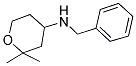 BENZYL-(2,2-DIMETHYL-TETRAHYDRO-PYRAN-4-YL)-AMINE Struktur