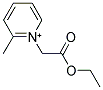 1-(2-ETHOXY-2-OXOETHYL)-2-METHYLPYRIDINIUM Struktur