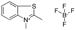 2,3-DIMETHYL-1,3-BENZOTHIAZOL-3-IUM TETRAFLUOROBORATE Struktur