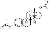 1,3,5(10)-ESTRATRIEN-3,17-ALPHA-DIOL DIACETATE Struktur