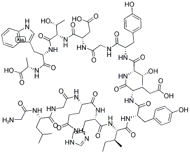 GLY-LEU-GLY-GLN-HIS-ILE-TYR-GLU-THR-TYR-GLY-ASP-THR-TRP-ALA Struktur