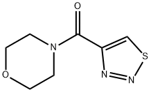 MORPHOLINO(1,2,3-THIADIAZOL-4-YL)METHANONE Struktur