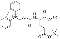 FMOC-L-GLU(OTBU)-PEG-PS Struktur