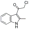 2-CHLORO-1-(2-METHYL-1H-INDOL-3-YL)-ETHANONE Struktur