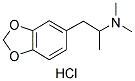 (+/-)-N,N-DIMETHYL MDA HYDROCHLORIDE Struktur