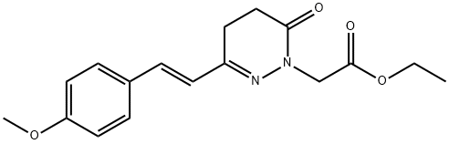 ETHYL 2-[3-(4-METHOXYSTYRYL)-6-OXO-5,6-DIHYDRO-1(4H)-PYRIDAZINYL]ACETATE Struktur